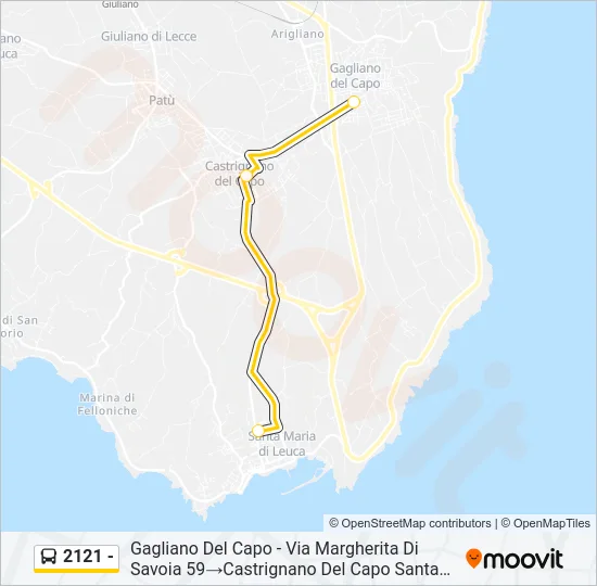 2121 - Bus Line Map