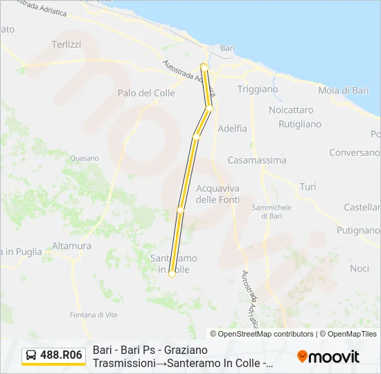 488.R06 Bus Line Map