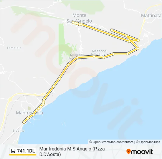 741.1DL Bus Line Map