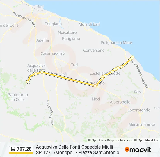 707.28 Bus Line Map