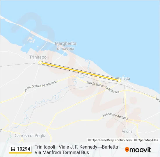 10294 Bus Line Map