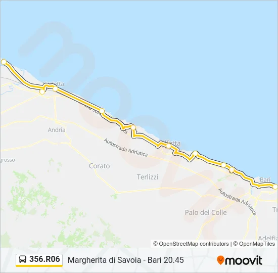 356.R06 Bus Line Map