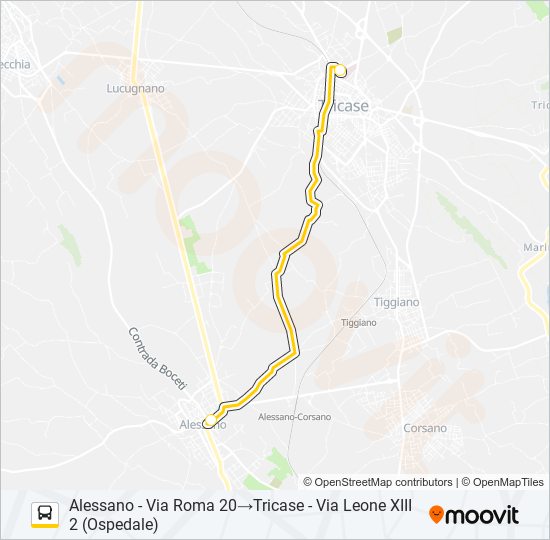 21413B -2 bus Line Map