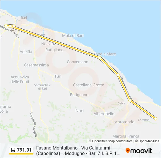 791.01 Bus Line Map