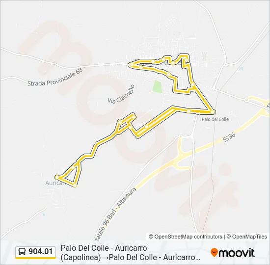 904.01 Bus Line Map