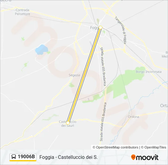 19006B Bus Line Map