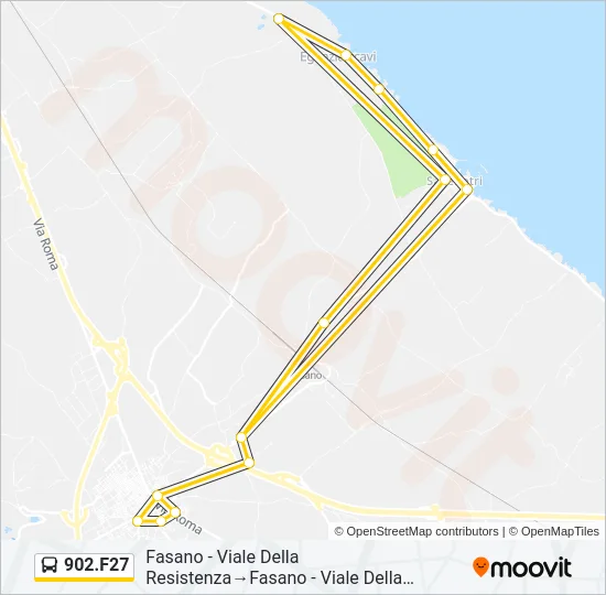 902.F27 Bus Line Map