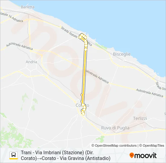 1001R.04 Bus Line Map