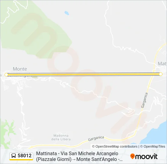58012 Bus Line Map