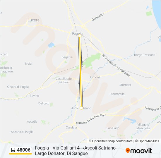 48006 Bus Line Map