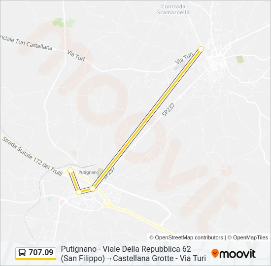 707.09 Bus Line Map