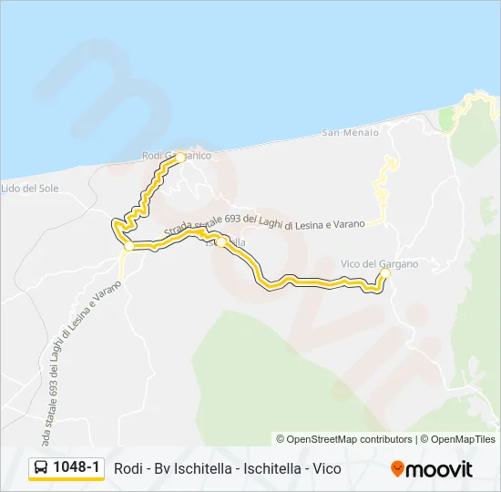 1048-1 Bus Line Map