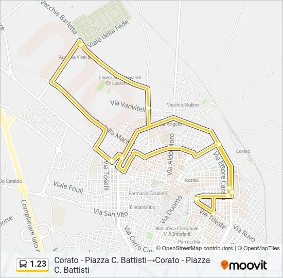 1.23 Bus Line Map