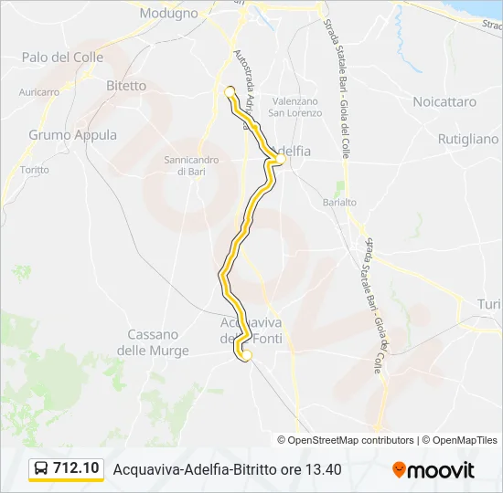 712.10 Bus Line Map