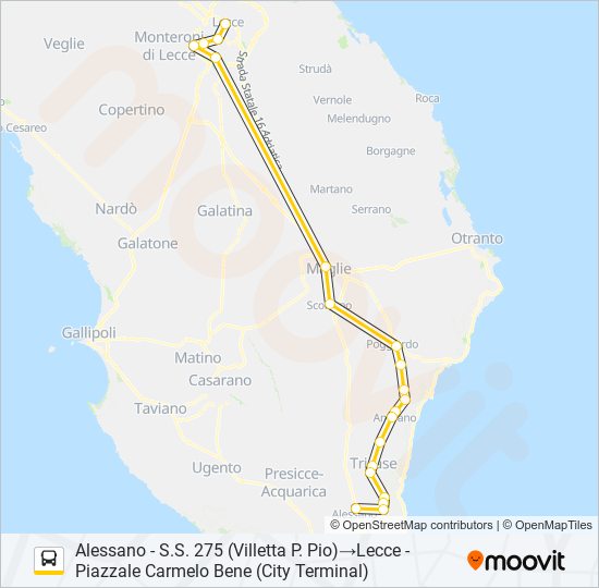 670A CENTRALE bus Line Map