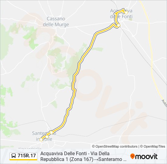 715R.17 bus Line Map