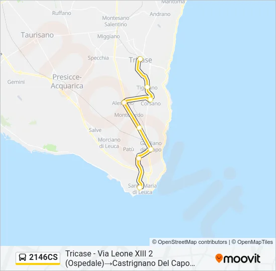 2146CS Bus Line Map