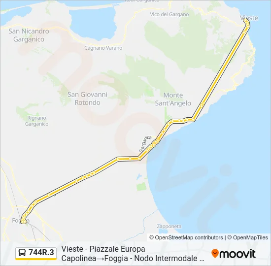 744R.3 Bus Line Map