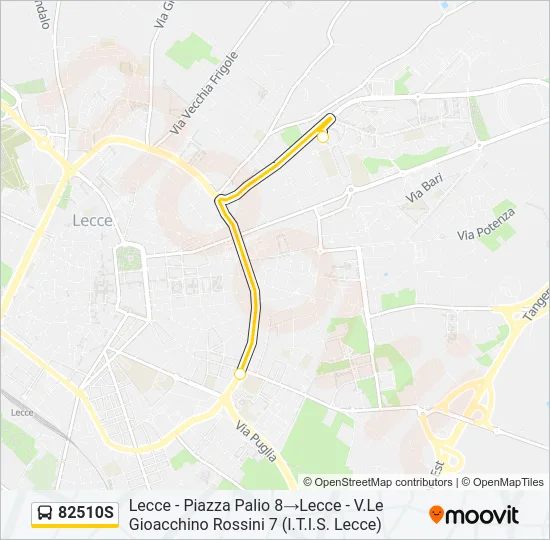 82510S Bus Line Map