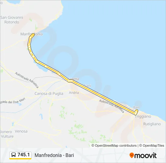 745.1 Bus Line Map