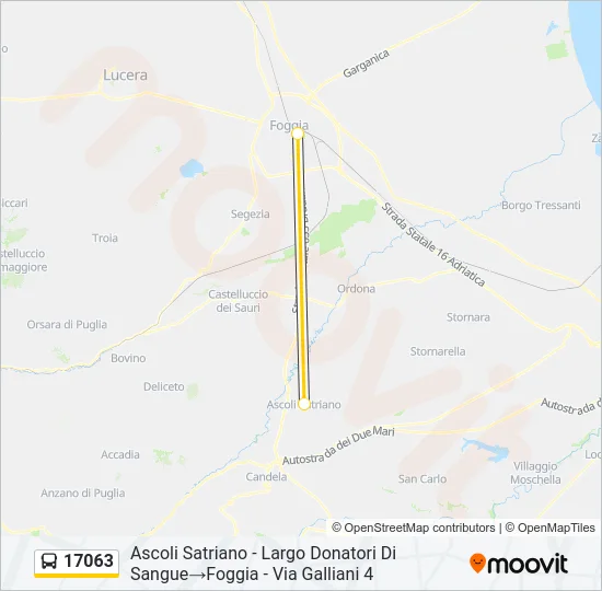 17063 Bus Line Map