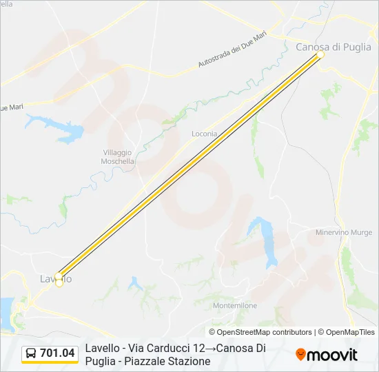 701.04 Bus Line Map