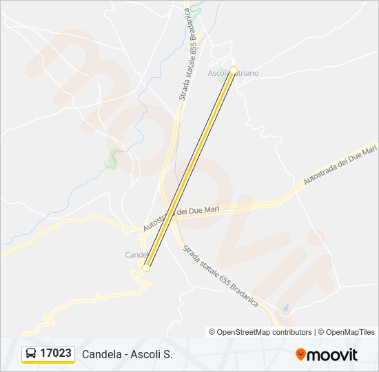 17023 Bus Line Map