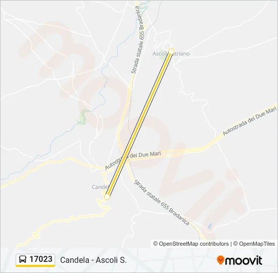 17023 Bus Line Map