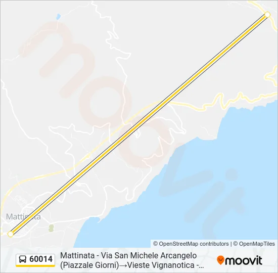 60014 Bus Line Map