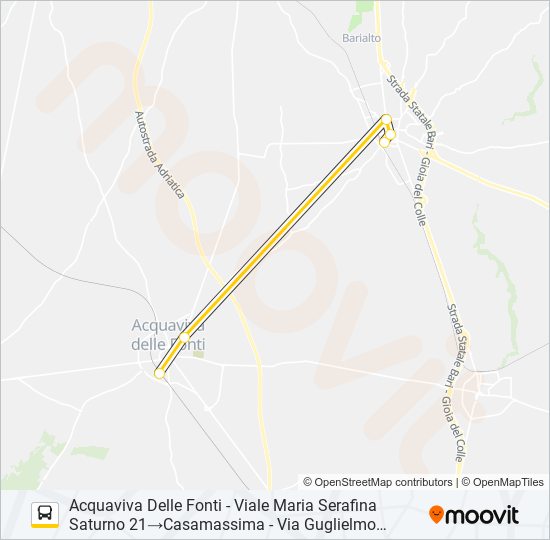 SCOL 7-C bus Line Map