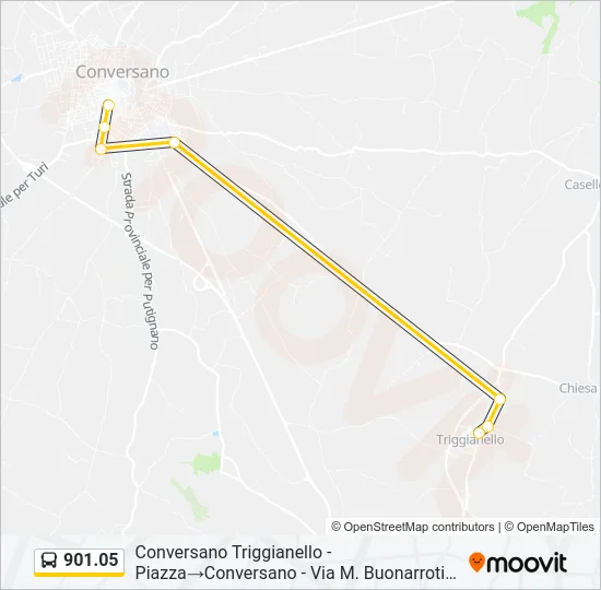 901.05 Bus Line Map