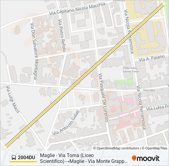 2004DU bus Line Map