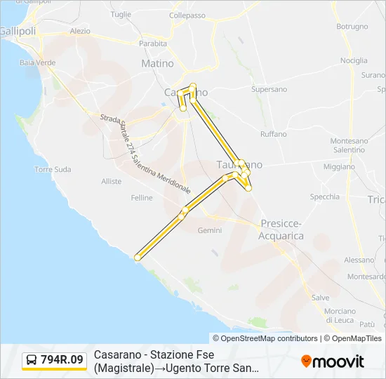 794R.09 Bus Line Map