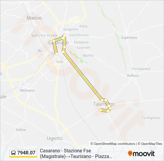 794R.07 Bus Line Map