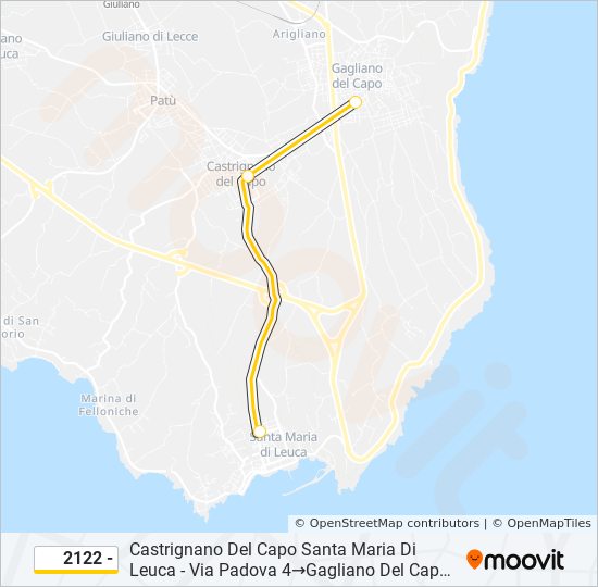 2122 - bus Line Map