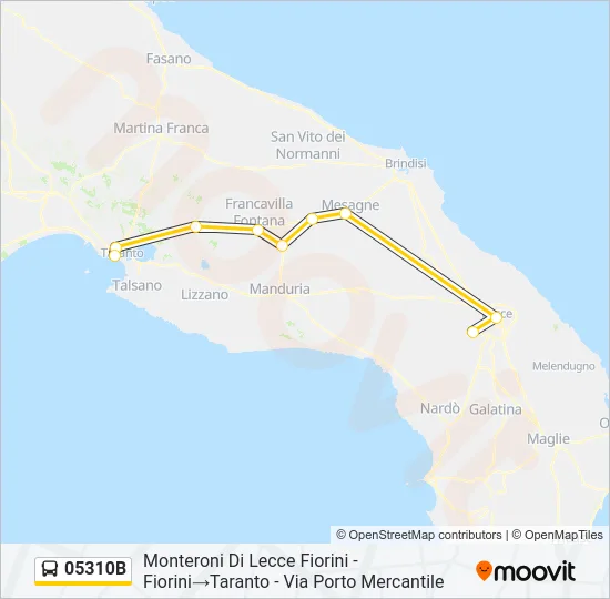 05310B Bus Line Map