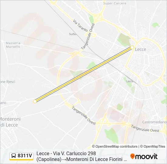 8311V Bus Line Map