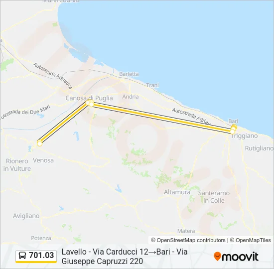 701.03 Bus Line Map