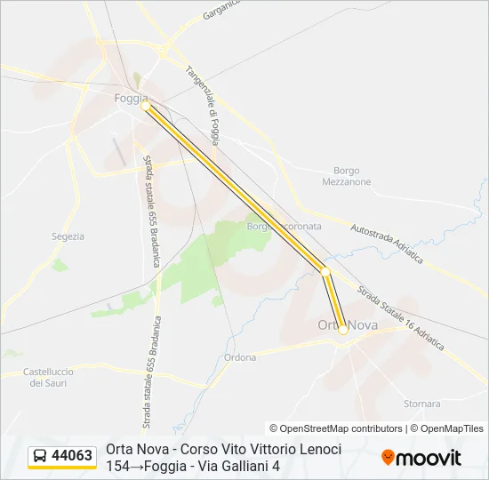 44063 Bus Line Map