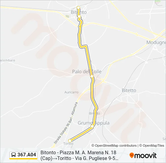 367.A04 Bus Line Map