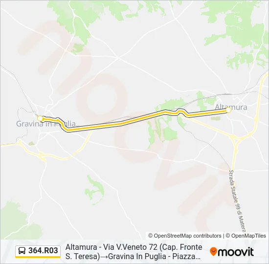 364.R03 Bus Line Map