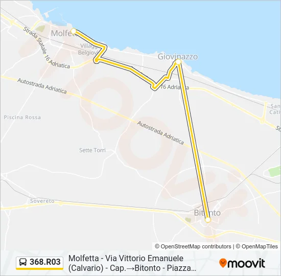 368.R03 Bus Line Map