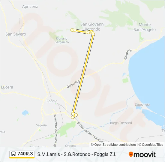 740R.3 Bus Line Map