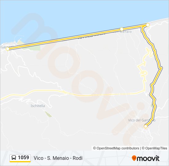 1059 Bus Line Map