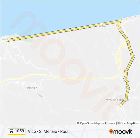 1059 Bus Line Map