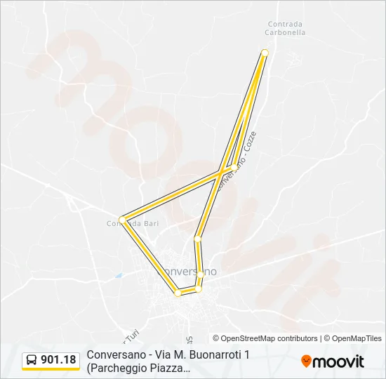 901.18 Bus Line Map