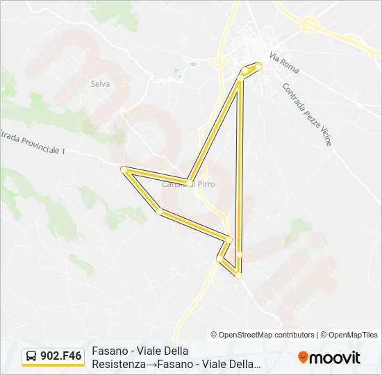 902.F46 Bus Line Map
