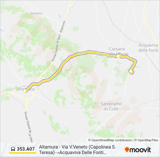 353.A07 Bus Line Map