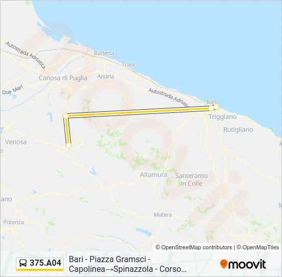 375.A04 Bus Line Map
