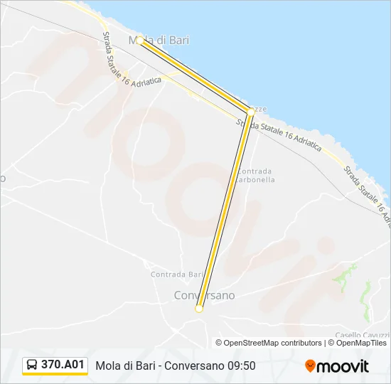370.A01 Bus Line Map